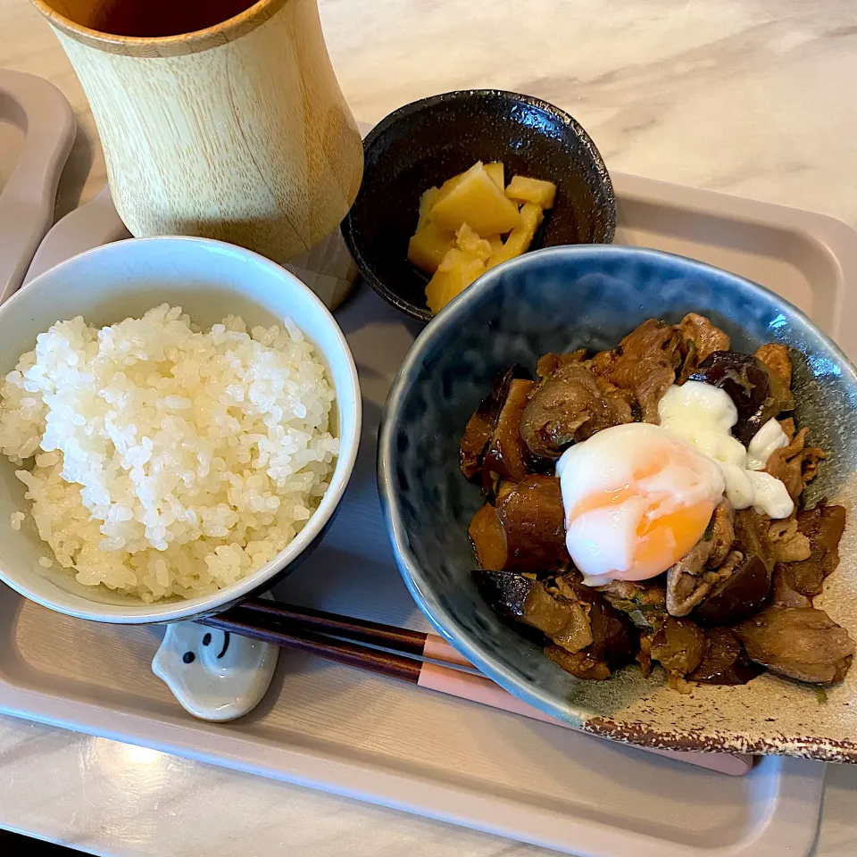 茄子と豚の味噌炒め|なつこさん