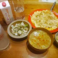 Snapdishの料理写真:晩飯|スケチンさん