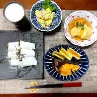 Snapdishの料理写真:金曜日の晩ごはん|藤田 まり子さん