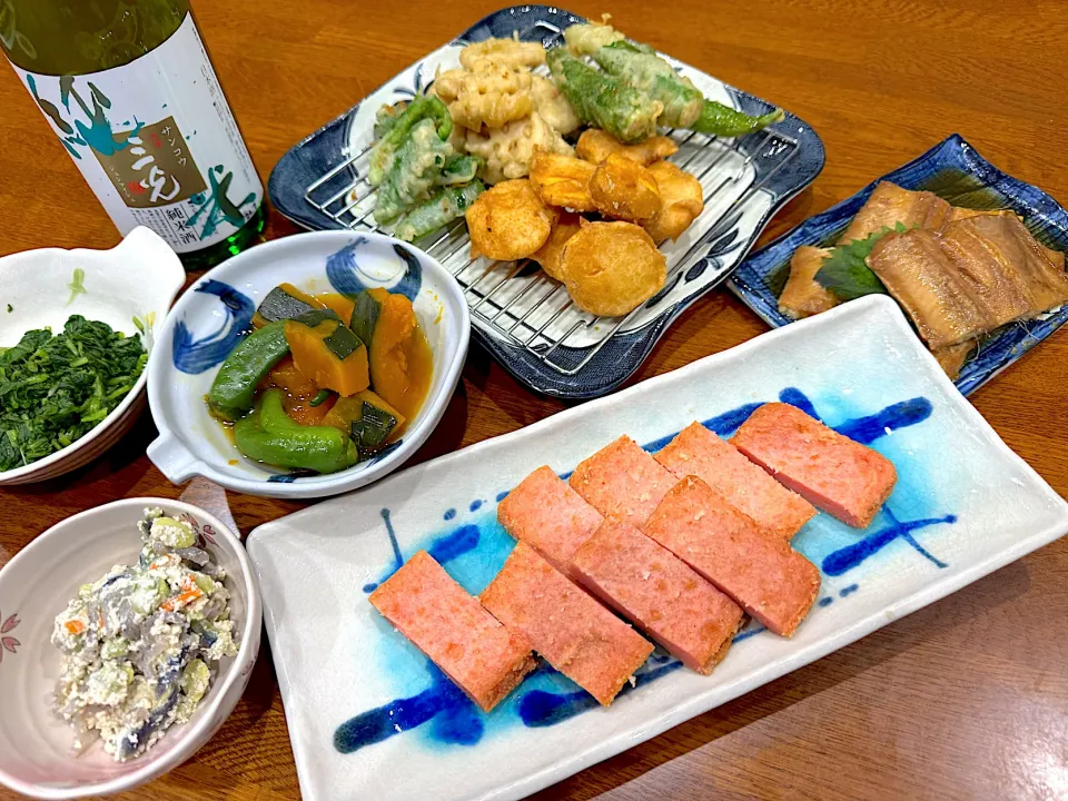 頂き物 & 残り物で 晩ご飯|sakuramochiさん