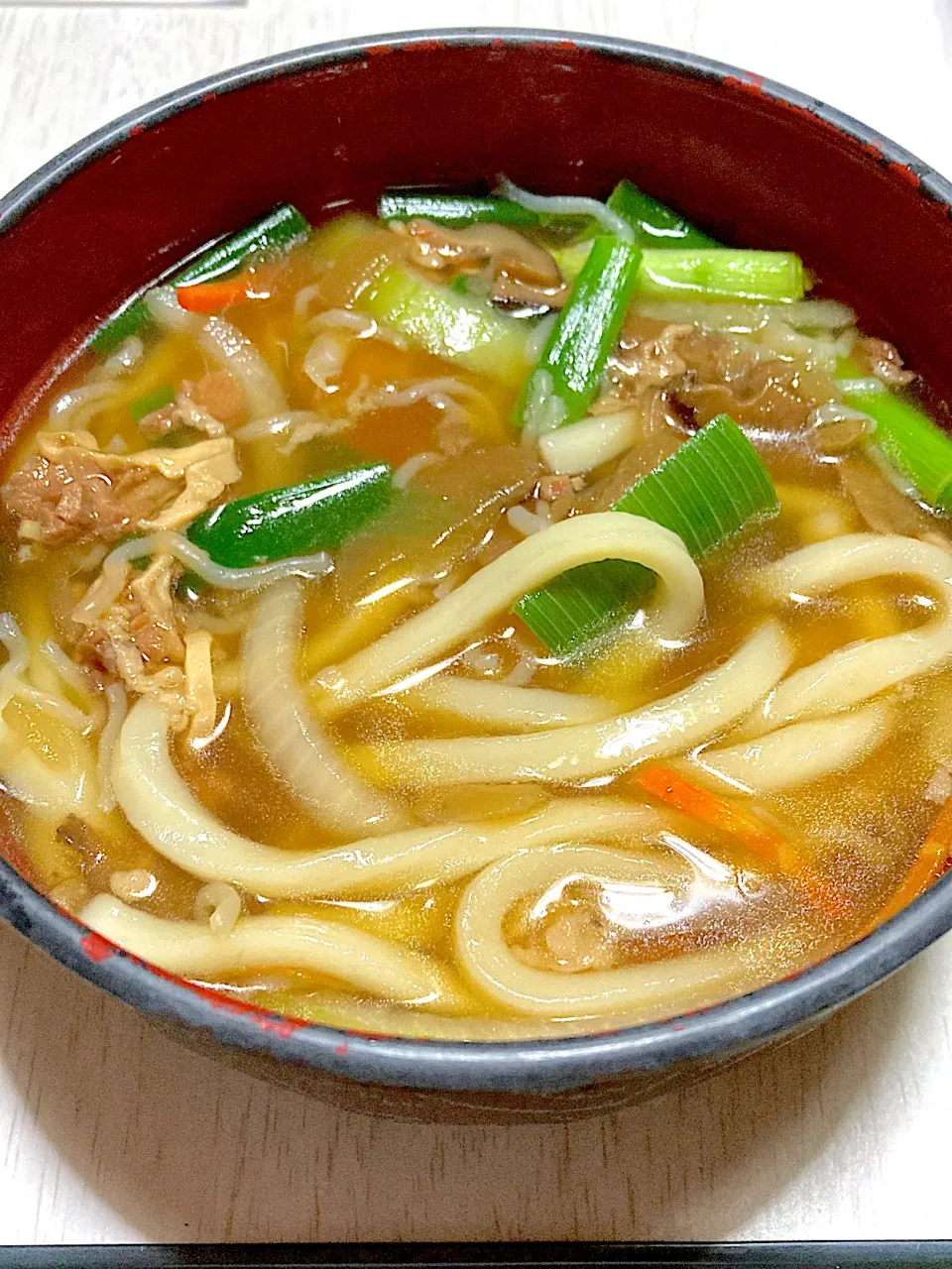 Snapdishの料理写真:すき焼き風うどん|Ayaさん