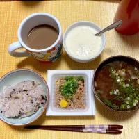 Snapdishの料理写真:納豆ご飯|akkoさん