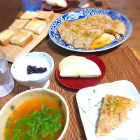 Snapdishの料理写真:朝ごはん☔！|まめころさん