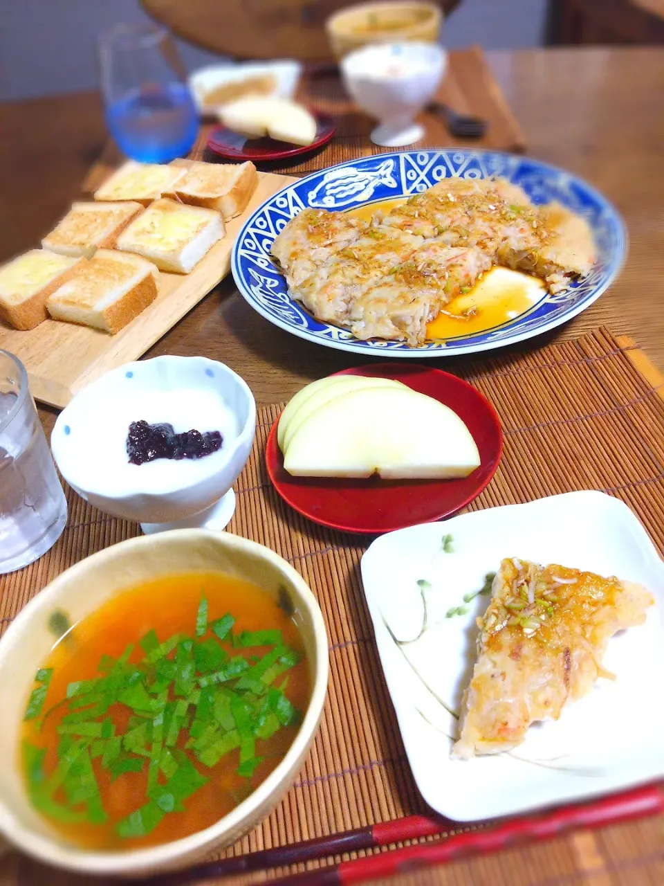 Snapdishの料理写真:朝ごはん☔！|まめころさん