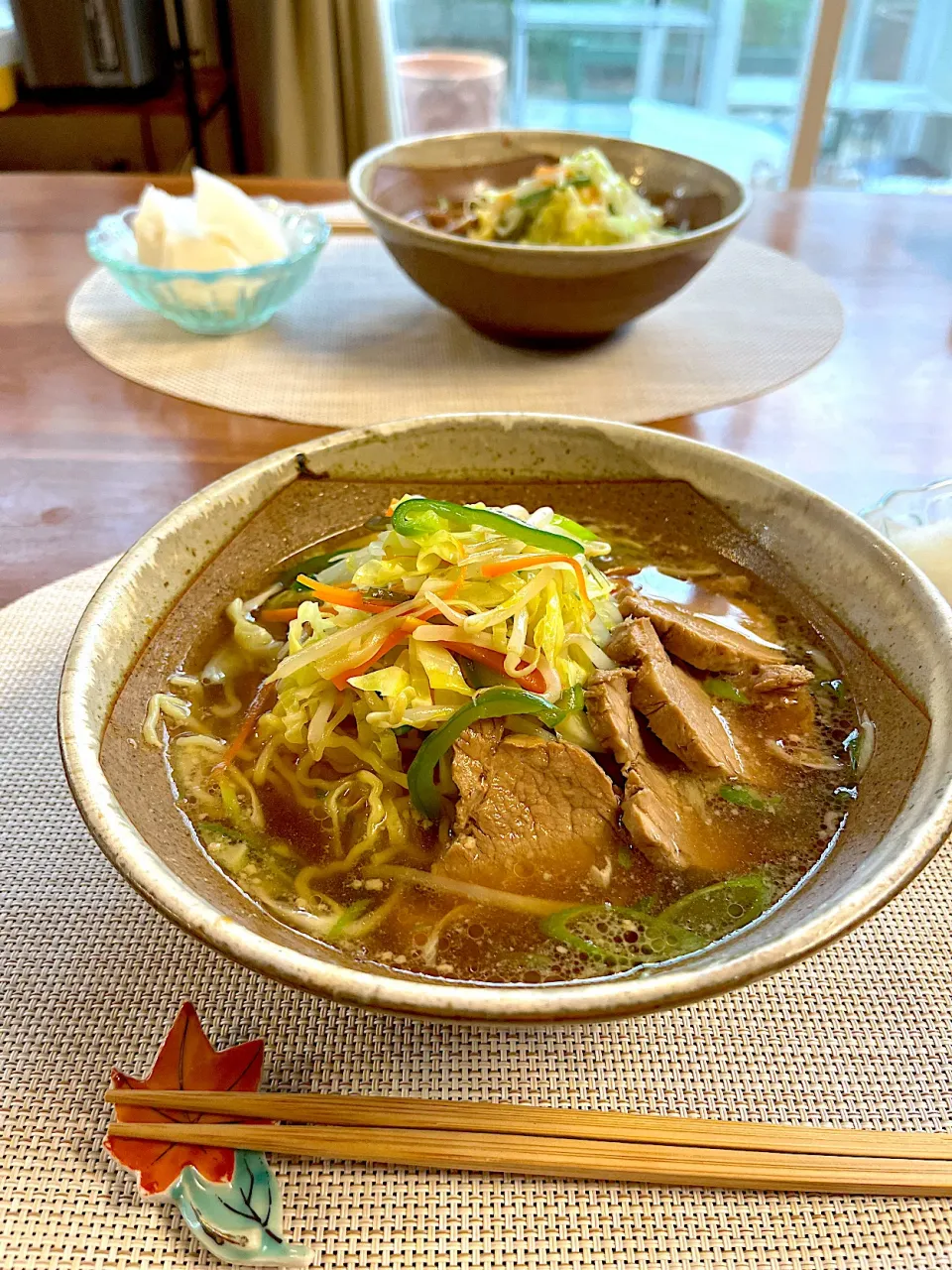 自家製焼豚蒸し炒め野菜ラーメン|まさこさん