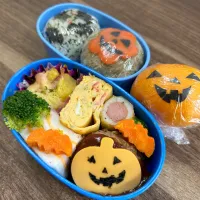 Snapdishの料理写真:ハロウィンパーティー⭐︎こども弁当|ゆりちさん