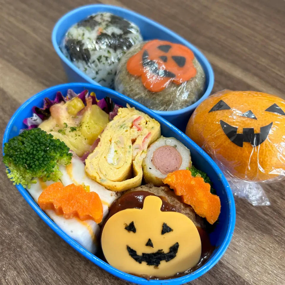 ハロウィンパーティー⭐︎こども弁当|ゆりちさん