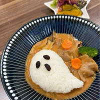 Snapdishの料理写真:ハロウィン⭐︎ポークストロガノフ|ゆりちさん