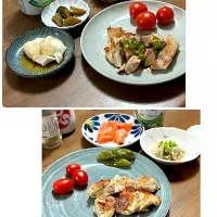 Snapdishの料理写真:お一人様晩ごはん|あっつさん