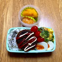 Snapdishの料理写真:11/2 ハンバーグ弁当|ゆさん