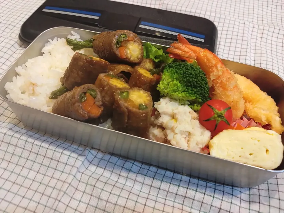 Snapdishの料理写真:肉巻き弁当　258|キャンディさん