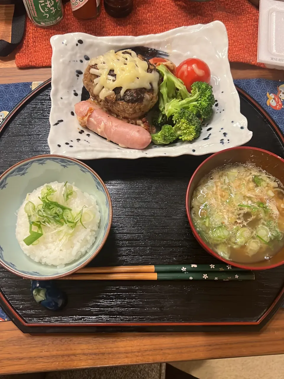 Snapdishの料理写真:ハンバーグ定食|くろさん