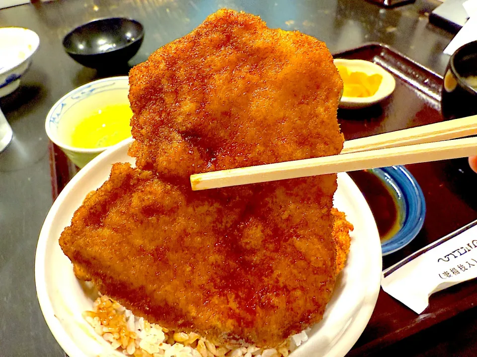 Snapdishの料理写真:ソースカツ丼|もうちゃんさん