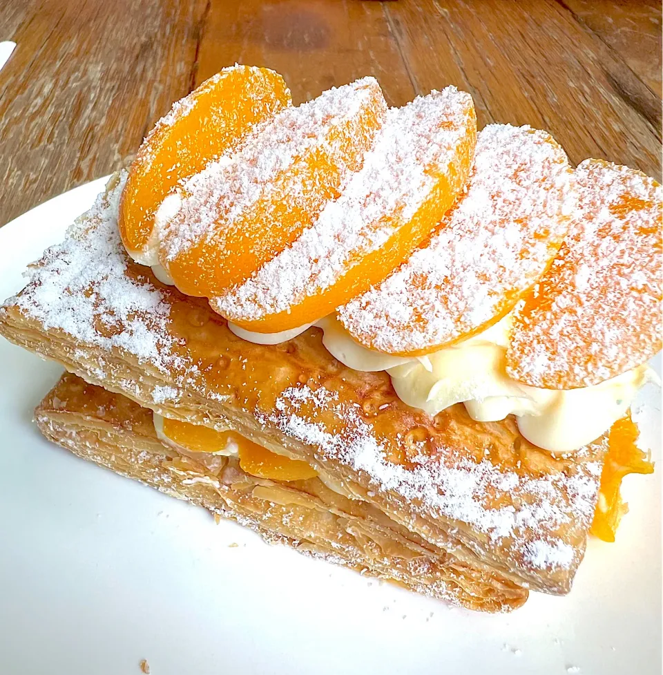 Snapdishの料理写真:Peach Strudel|imigo_hieiさん