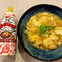 Snapdishの料理写真:Yummy!つき麻婆豆腐風|喰いしんぼう豚さん