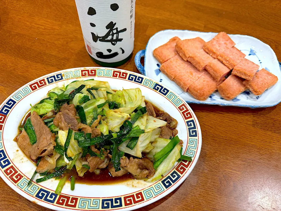 Snapdishの料理写真:冷蔵庫整理の晩ご飯|sakuramochiさん