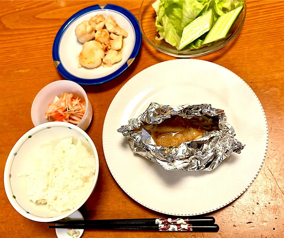 Snapdishの料理写真:秋鮭のホイル焼き|マイさん