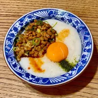 Snapdishの料理写真:熱々ごはんde朝ごはん| ばくあんしゃさん