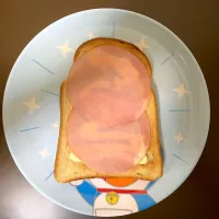 Snapdishの料理写真:ハムトースト| ばーさんさん