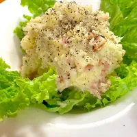 Snapdishの料理写真:息子作りゅうじさんのポテトサラダ|ピンキーさん