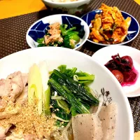 Snapdishの料理写真:めっちゃ体調悪い時に作った夕食| yukki-----さん