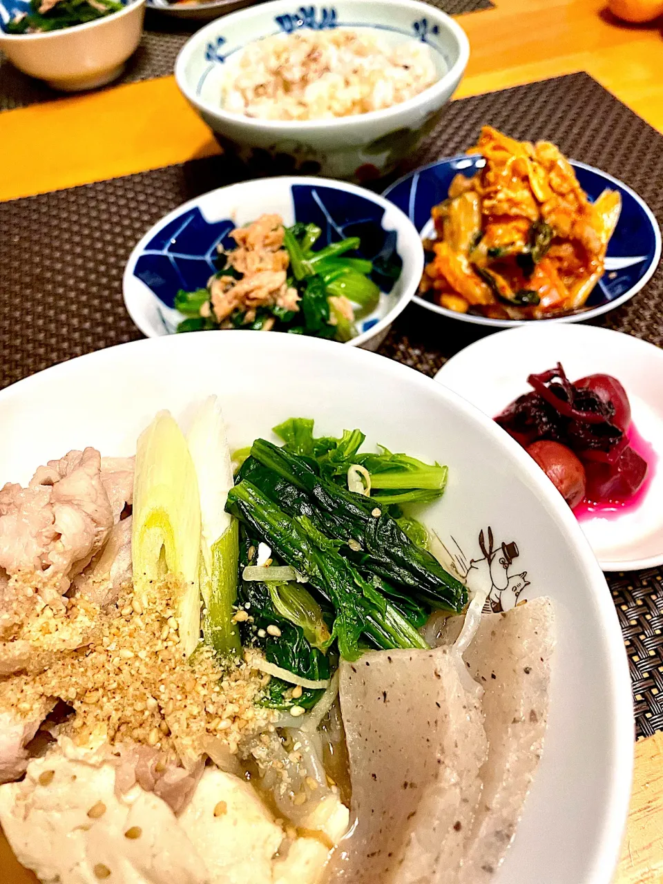 Snapdishの料理写真:めっちゃ体調悪い時に作った夕食|yukki-----さん