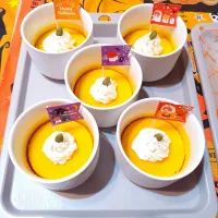 Snapdishの料理写真:かぼちゃプリン🎃| wakabachanさん