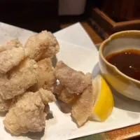 Snapdishの料理写真:にんにく🧄肉🍖巻き揚げ