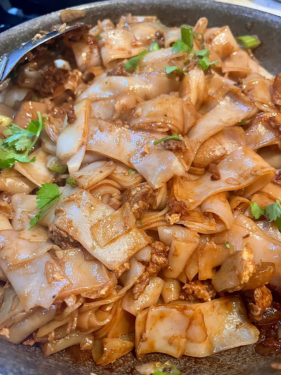 Sunday Noodle Dinner - ground pork pad se ew|🌺IAnneさん