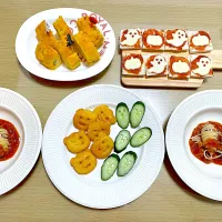 Snapdishの料理写真:〜ハロウィン当日の晩ご飯　幼児食〜2024.10.31|yuuさん