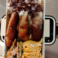 Snapdishの料理写真:中3長女に捧ぐお弁当|pigmegさん