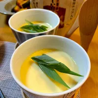 Snapdishの料理写真:しいたけ茶の茶碗蒸し|Mikaさん