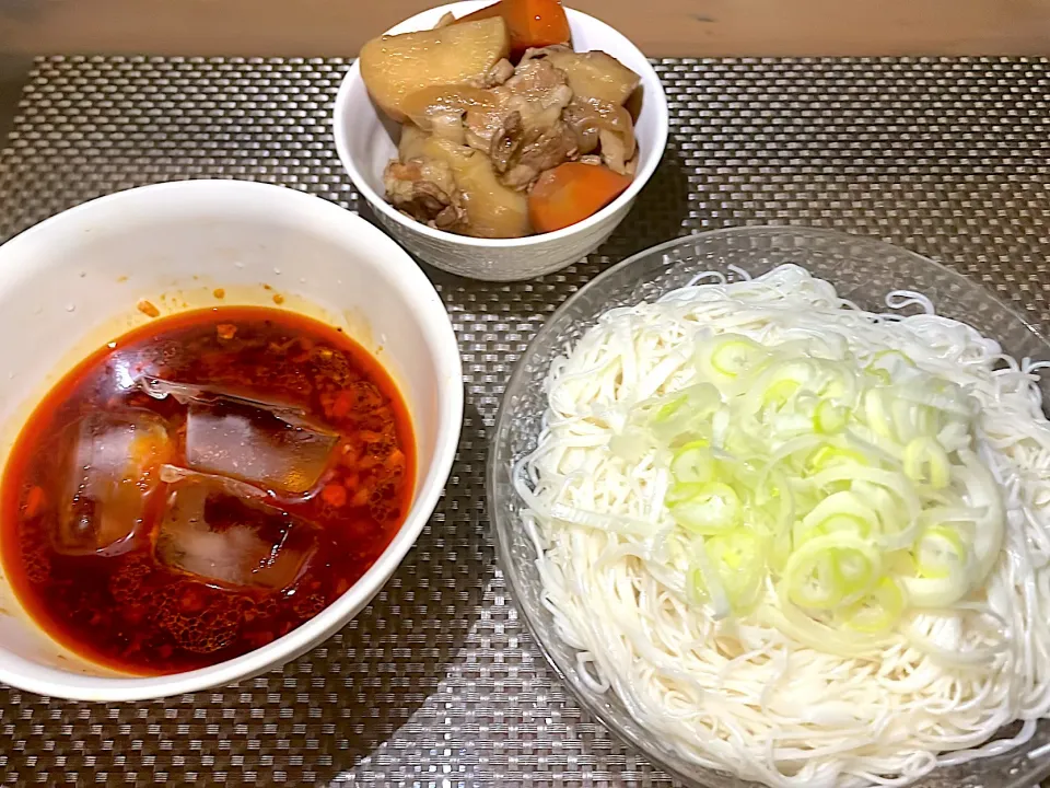 肉じゃがとそうめん|ご飯がススムくんさん