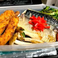 Snapdishの料理写真:旦那ちゃん弁当╰(*´︶`*)╯♡|ちゃびきゅさん