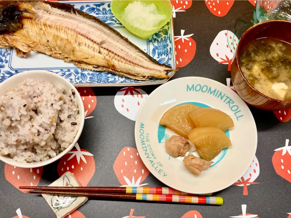 焼き魚定食|あめふくらさん