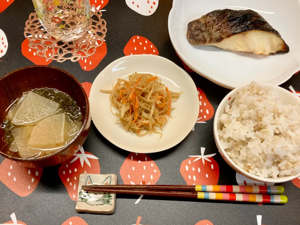 たら定食|あめふくらさん