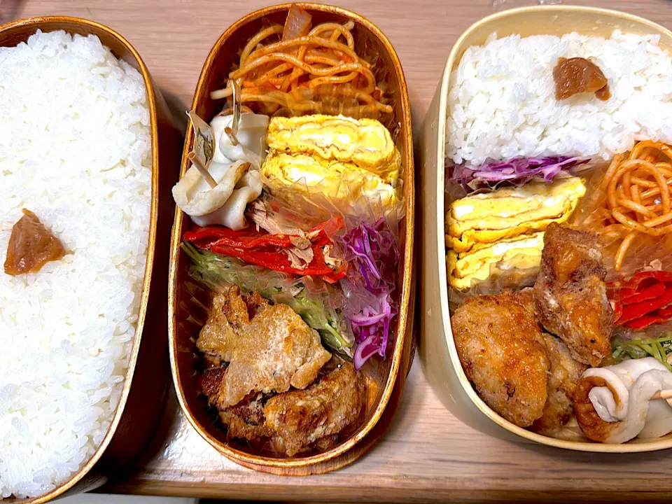 Snapdishの料理写真:唐揚げ弁当🍱|ふみふみさん