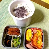 Snapdishの料理写真:週明け手抜き弁当|きりんママさんさん