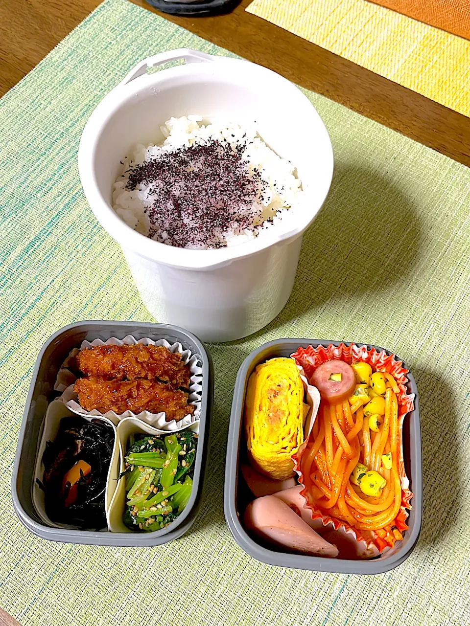 Snapdishの料理写真:週明け手抜き弁当|きりんママさんさん