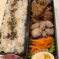 Snapdishの料理写真:11/3 高校生息子のお弁当|ちととんさん