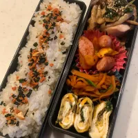 Snapdishの料理写真:11/5 高校生息子のお弁当| ちととんさん