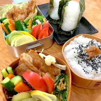 Snapdishの料理写真:家族お弁当🍱❀︎.(*´▽︎`*)❀︎.❤️|ふみぃさん