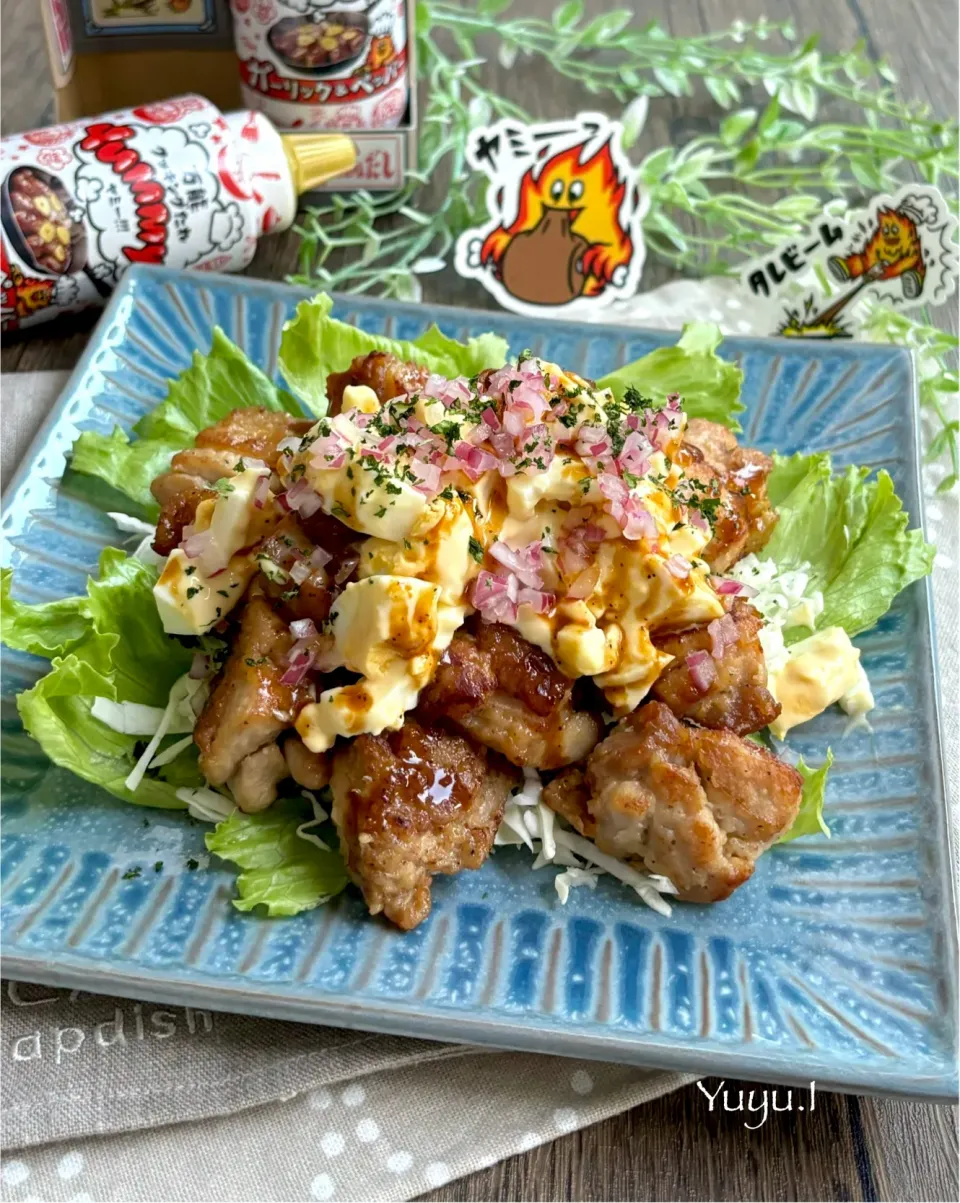 Snapdishの料理写真:yummy唐揚げのチキン南蛮風|ゆーこどんさん