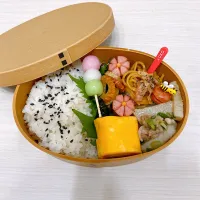 Snapdishの料理写真:今日のお弁当🍙*。|ゆゆゆさん