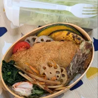 Snapdishの料理写真:本日のお弁当〜のり弁当|f.1125beさん