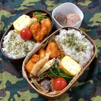 Snapdishの料理写真:鶏チリ弁当|SaDaさん