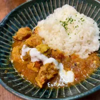 Snapdishの料理写真:茶碗カレー＠中華そばYOSHI|toshi,I🍴さん