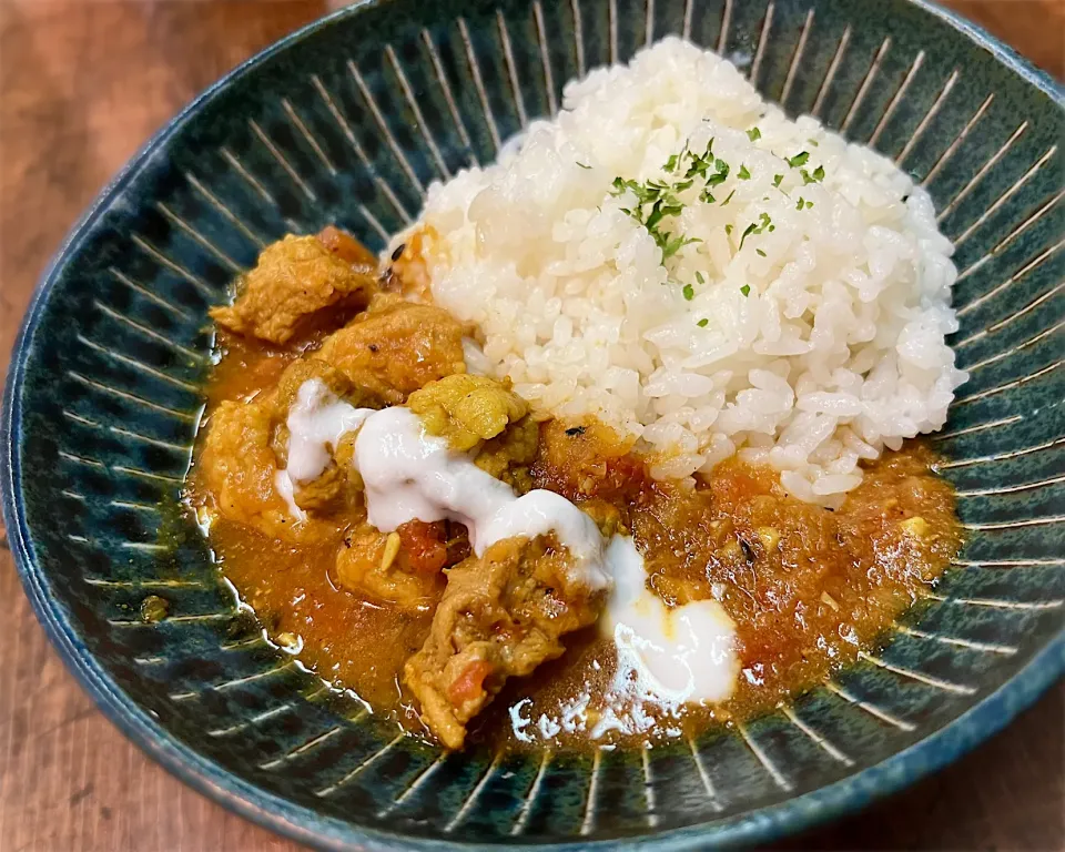 Snapdishの料理写真:茶碗カレー＠中華そばYOSHI|toshi,I🍴さん