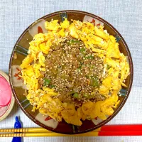 Snapdishの料理写真:そぼろ丼|こじゅわいさん