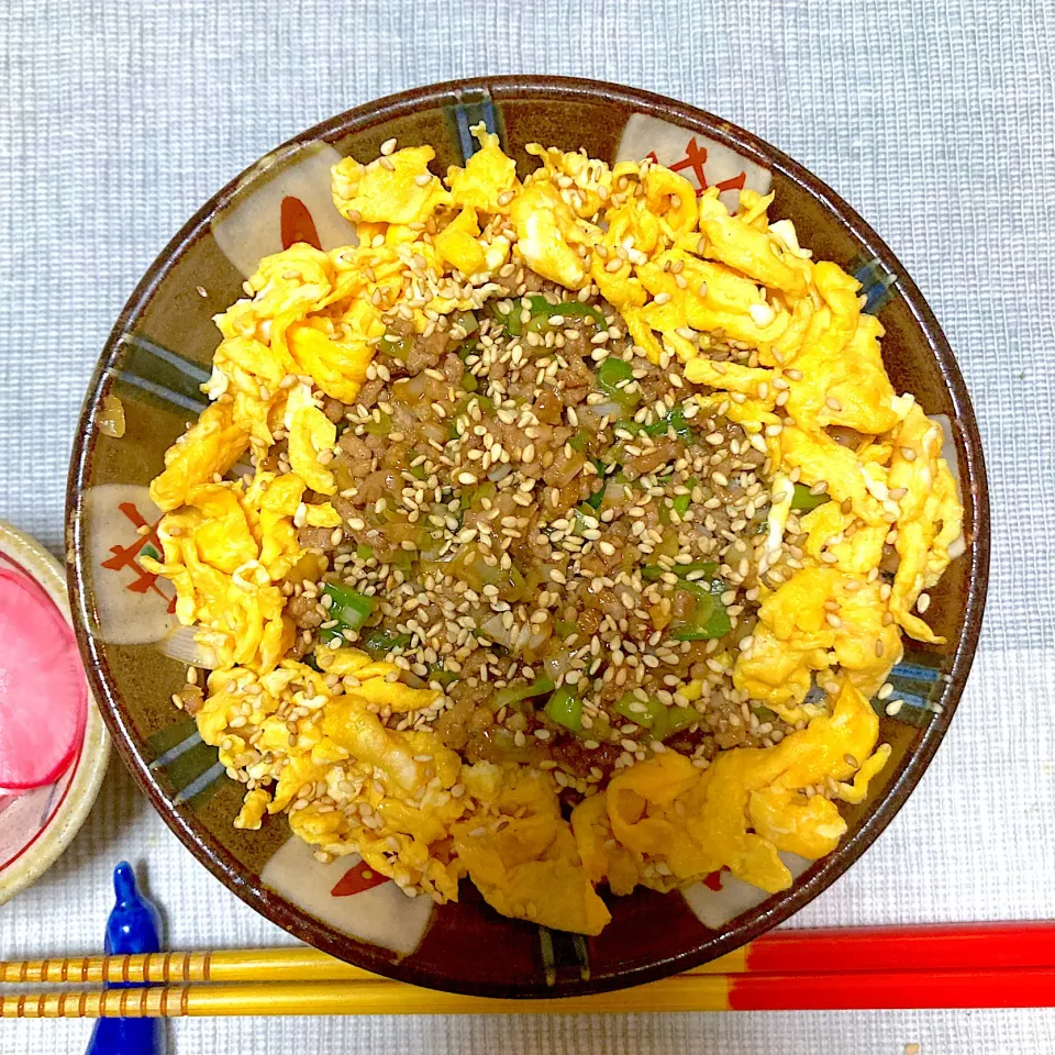 そぼろ丼|こじゅわいさん